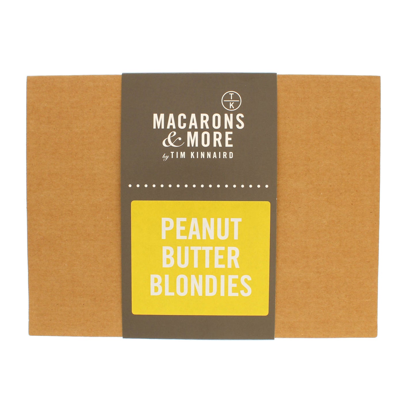 Outer packaging for Peanut Butter Blondies.