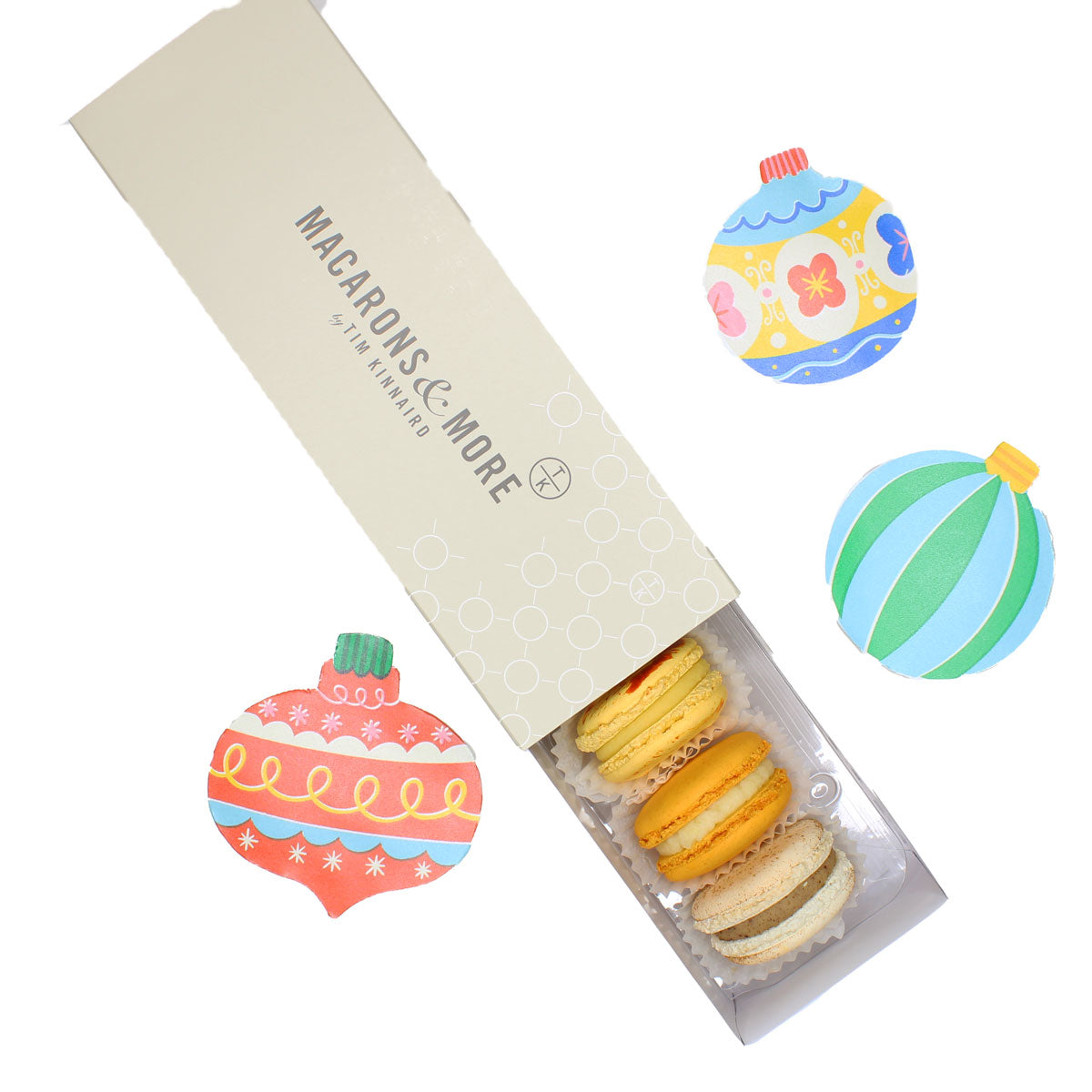 Christmas Macaron Selection - Box of 6