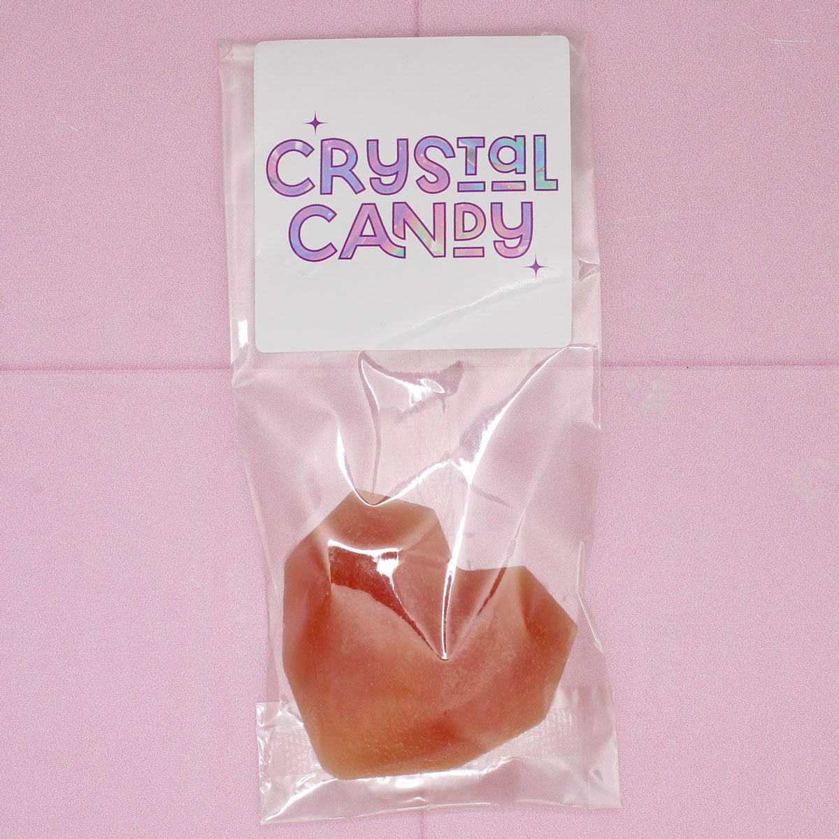 Strawberry Heart Crystal Candy