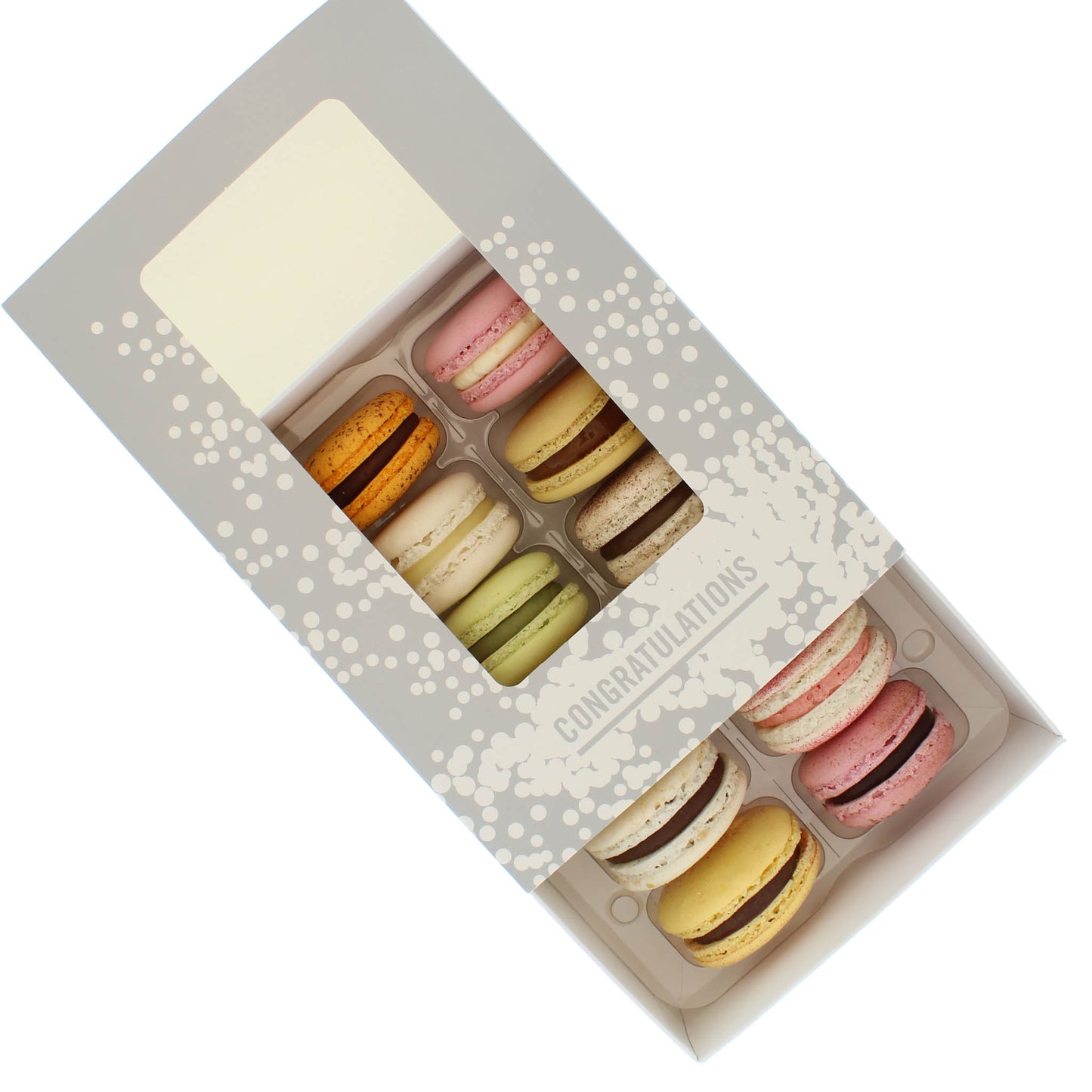 Congratulations - Box of 12 Macarons