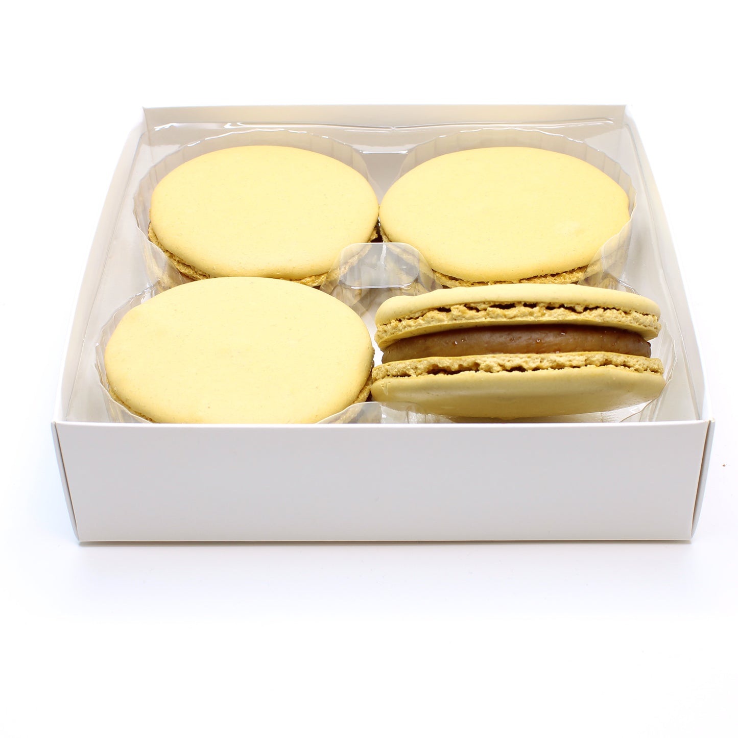 Large Salted Caramel Macarons - Box of 4
