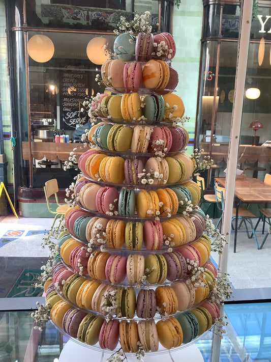 Putting Together a Macaron Tower