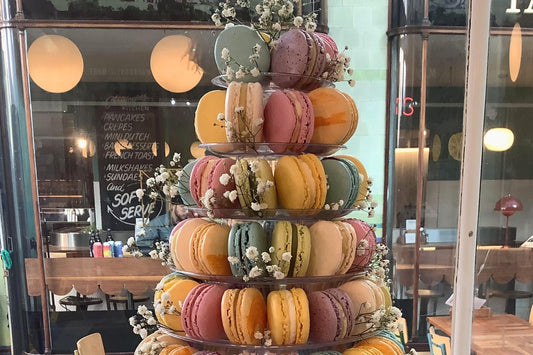 Putting Together a Macaron Tower