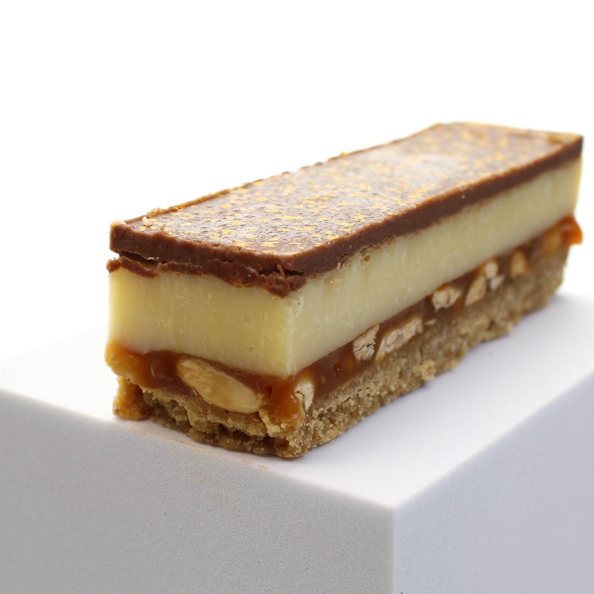 Bananarama bar showing four distinct layers.