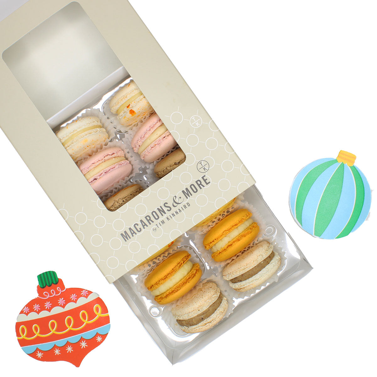 Christmas Macaron Selection - Box of 12