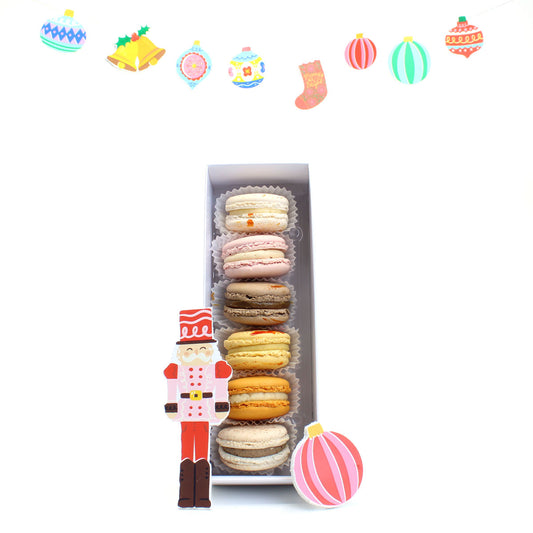 Christmas Macaron Selection - Box of 6
