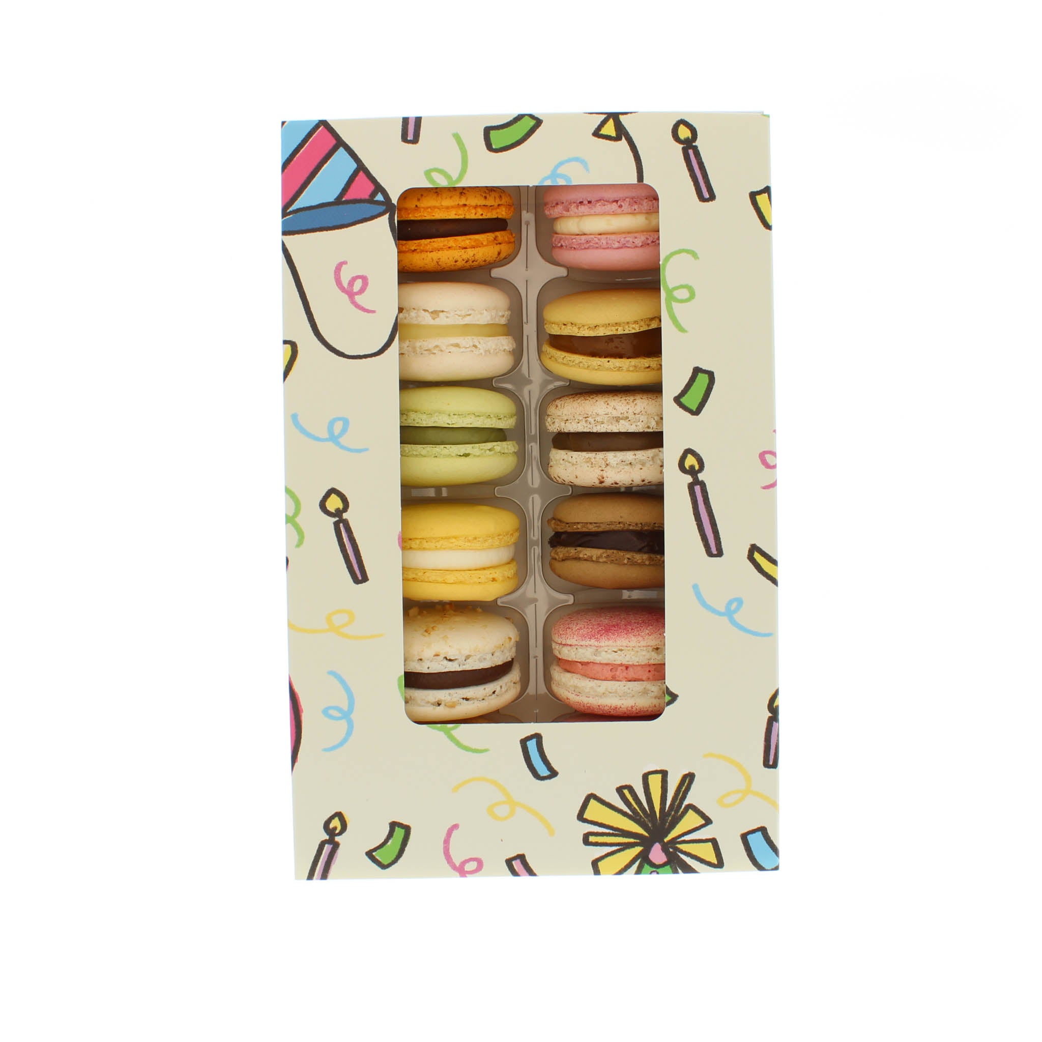 Celebration Macarons | Box of 12 – Macarons & More