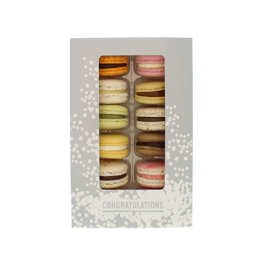 Congratulations - Box of 12 Macarons
