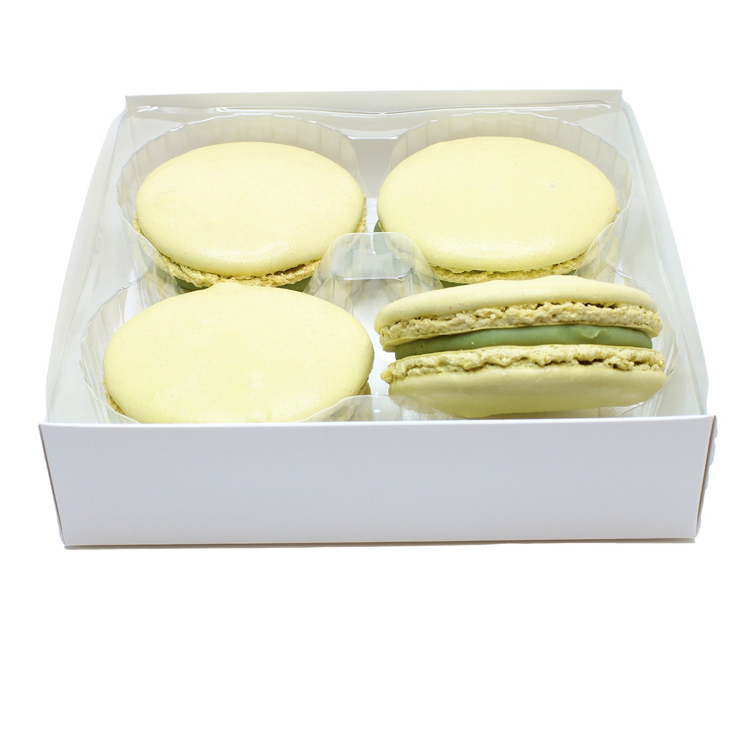 Large Pistachio Macarons - Box of 4