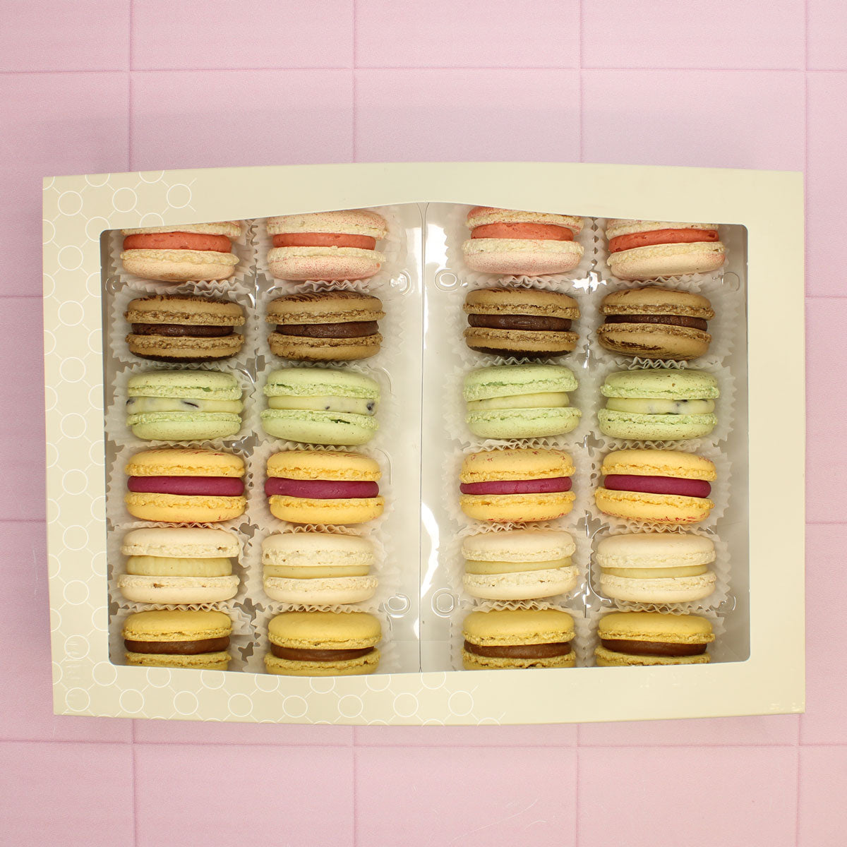 Summer Macaron Selection - Box of 24