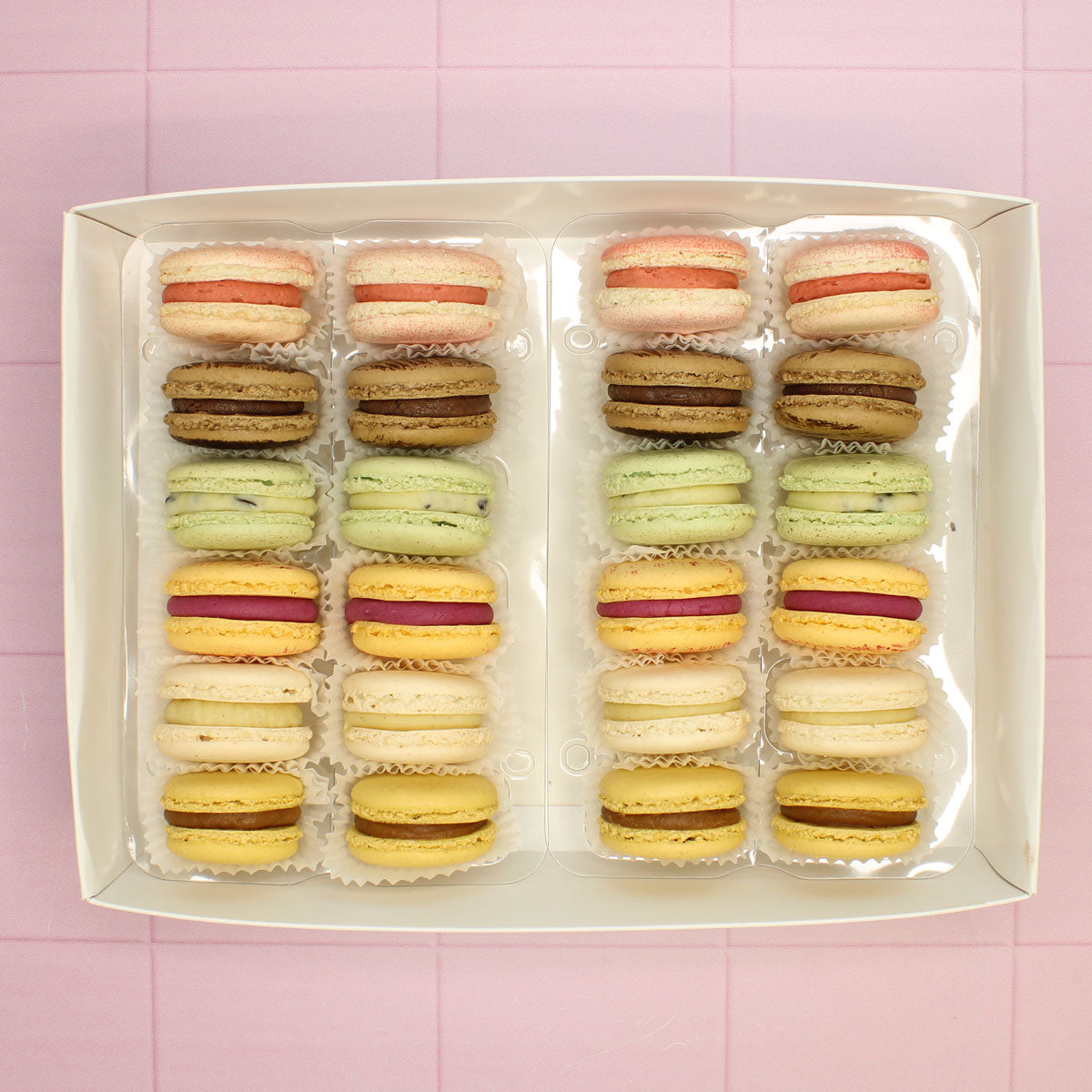 Summer Macaron Selection - Box of 24
