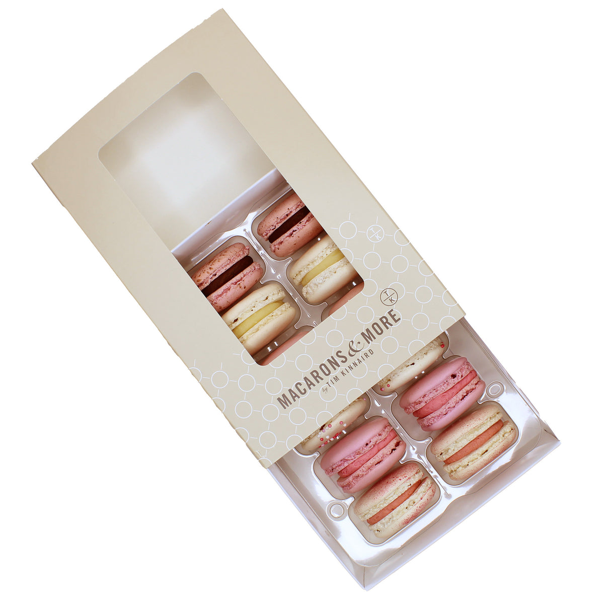 Valentine's Macaron Selection - Box of 12 | Macarons & More