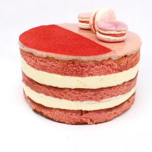 Strawberries & Cream Layer Cake 8 inch