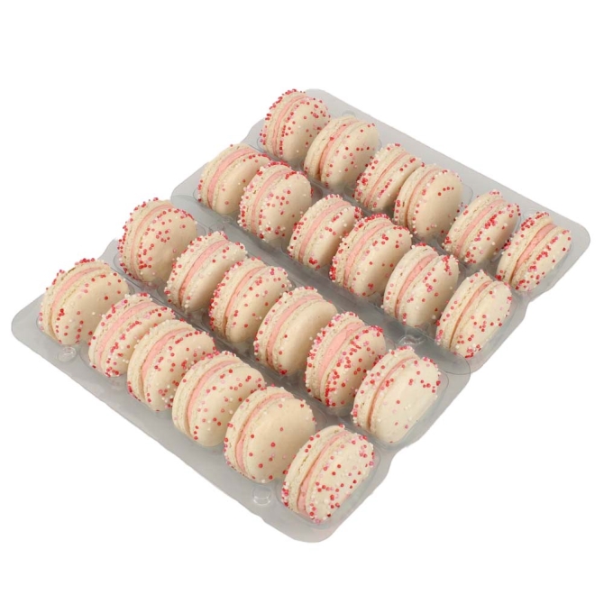Champagne & Raspberry Flavoured Macarons Selection