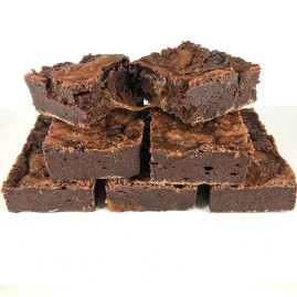 Oozy Salted Caramel Brownies - Box of 6
